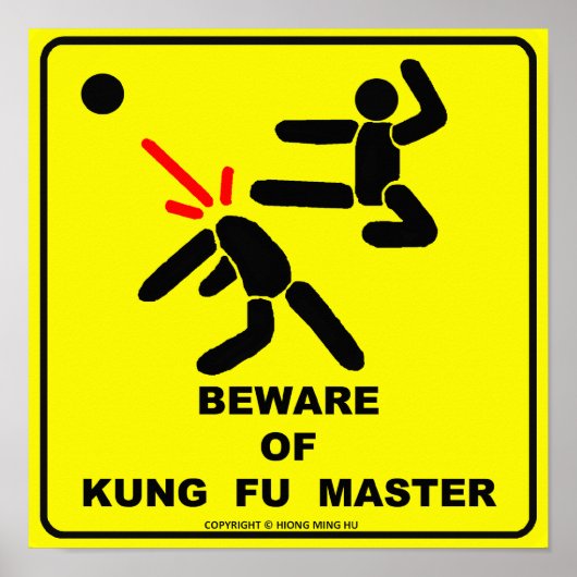 Vorsicht vor Kung Fu Meister Poster (Vorne)