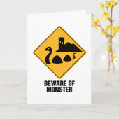 Vorsicht vor Monster Karte (Gelbe Blume)