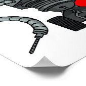 Vorsicht vor Nerd Poster (Ecke)