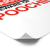 Vorsicht vor Poochin Poster (Ecke)