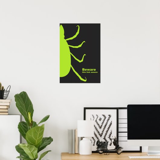 Vorsicht vor Poster (Heimbüro)