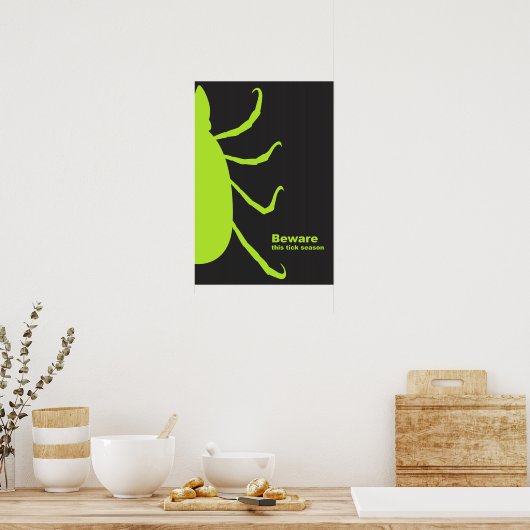 Vorsicht vor Poster (Küche)