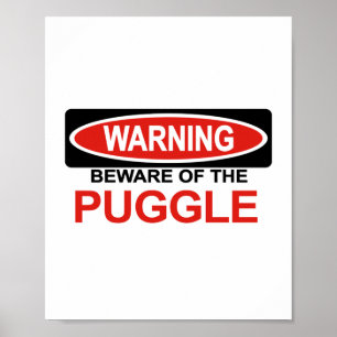 Vorsicht vor Puggle Poster