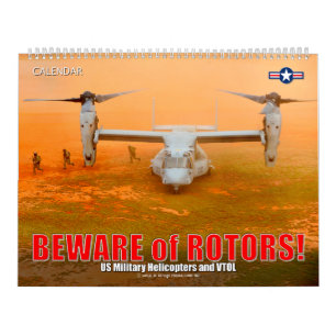 VORSICHT vor ROTOREN! US-Militärhubschrauber und V Kalender