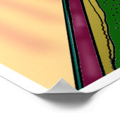 Vorsicht vor statischer Elektrizität Poster (Ecke)