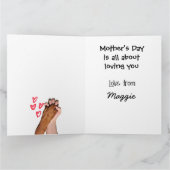 Vorsicht vor Whippets...Beste Hunde-Mama je Karte (Innenseite)