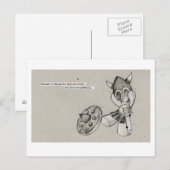 Vorsicht vor Wikings Postkarte (Vorne/Hinten)