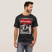 Vorsicht vor Zombies T-Shirt (Vorne ganz)