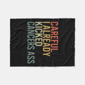 Vorsicht, wenn ich bereits die Krebserkrankung übe Fleecedecke (Vorderseite (Horizontal))