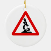 Vorsicht: WISSENSCHAFT! Keramikornament (Hinten)