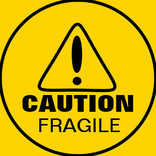 Fragile Aufkleber Zazzle De