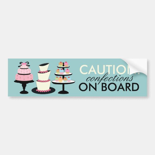 VORSICHT: Zusammenstöße an Bord von Autoaufklebern Autoaufkleber (Vorne)