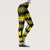 Vorsichtband-Entwurfs-Leggings Leggings (Rechts)