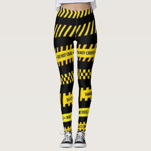 Vorsichtband-Entwurfs-Leggings Leggings