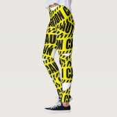 Vorsichtband-Entwurfs-Leggings Leggings (Links)