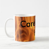 Vorsichtig bin ich heiße Tasse (Links)