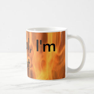 Vorsichtig bin ich heiße Tasse