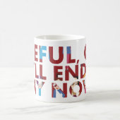 Vorsichtig oder in meinem Roman (mit Gesichtern) S Kaffeetasse (Mittel)