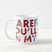 Vorsichtig oder in meinem Roman (mit Gesichtern) S Kaffeetasse (Links)