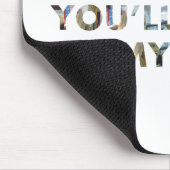 Vorsichtig oder in meinem Roman (w Gesichter) Slog Mousepad (Ecke)