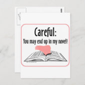 Vorsichtig! Postkarte (Vorne/Hinten)