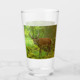 vorsichtig Red Deer Stag Glas