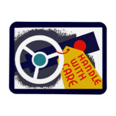 vorsichtig umgehen magnet (Horizontal)