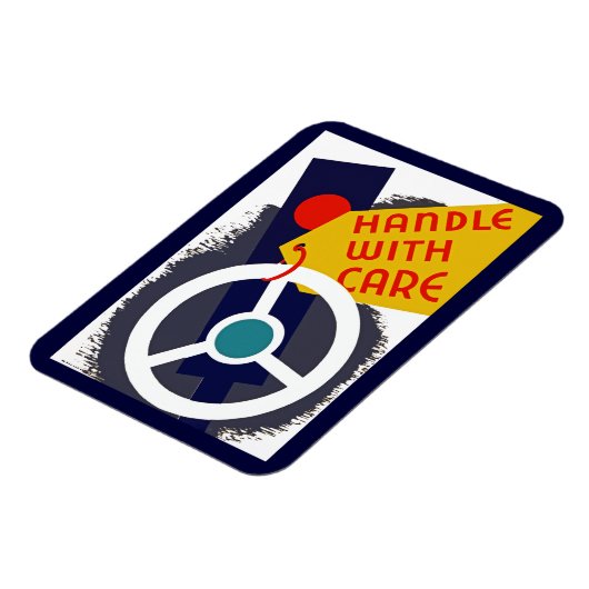 vorsichtig umgehen magnet (Linke Seite)