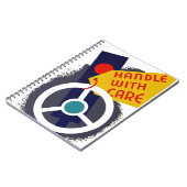 vorsichtig umgehen notizblock (Linke Seite)