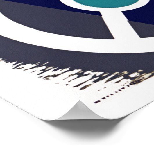 vorsichtig umgehen poster (Ecke)