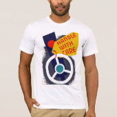 vorsichtig umgehen T-Shirt (Vorderseite)