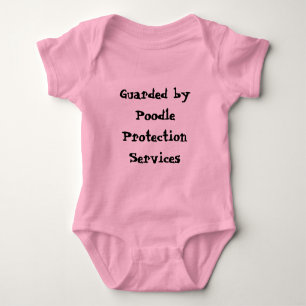 Vorsichtige byPoodle Schutzdienste Baby Strampler