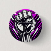VORSICHTIGER ERSTER COMIC BUTTON (Vorderseite)