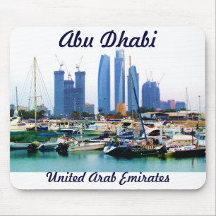 Vorsichtiger Jachthafen Mousepad