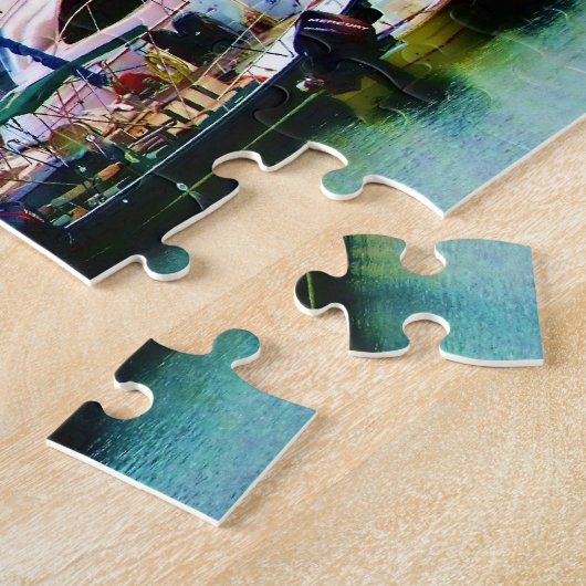 Vorsichtiger Jachthafen Puzzle (Seite)