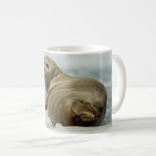vorsichtiges Siegel Kaffeetasse (VorderseiteRechts)