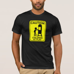 Vorsichtkinder am Spiel - Bandsäge T-Shirt