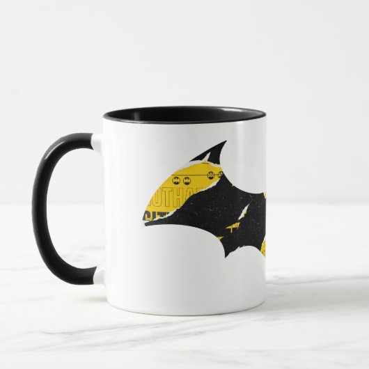 Vorsichtsband-Batman-Logo Tasse (Links)
