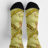 Vorsichtsband-Spritzer Socken (Oben)