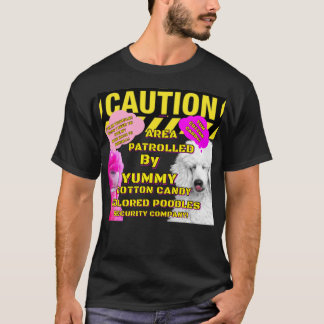 Vorsichtsbereich Patroullierte Baumwollkerzen T-Shirt