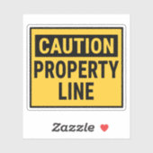 Vorsichtseigenschaft Aufkleber (Blatt)