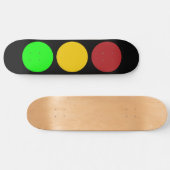 Vorsichtshilfegeszeichen Skateboard (Horizontal)