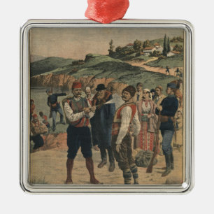 Vorsichtsmaßnahmen getroffen, um Cholera zu Silbernes Ornament