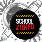 Vorsichtsschule Zoned Traffic School Crossing Guar Button