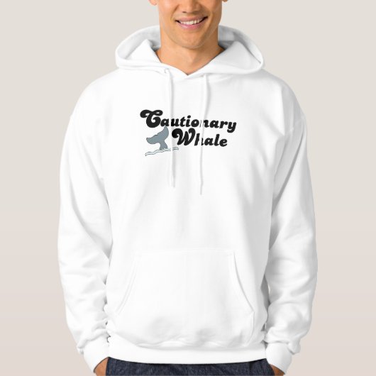 Vorsichtswal Hoodie (Vorderseite)