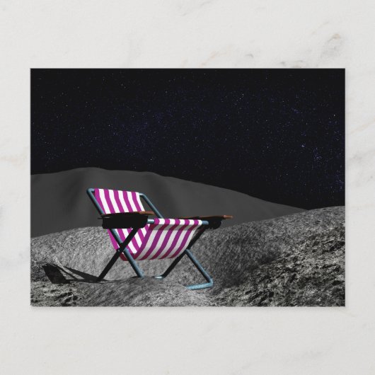 Vorsitz auf dem Mond Postkarte (Vorderseite)