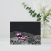 Vorsitz auf dem Mond Postkarte (Stehend Vorderseite)