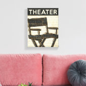 Vorsitz des Direktors Leinwanddruck (Insitu (Wohnzimmer))