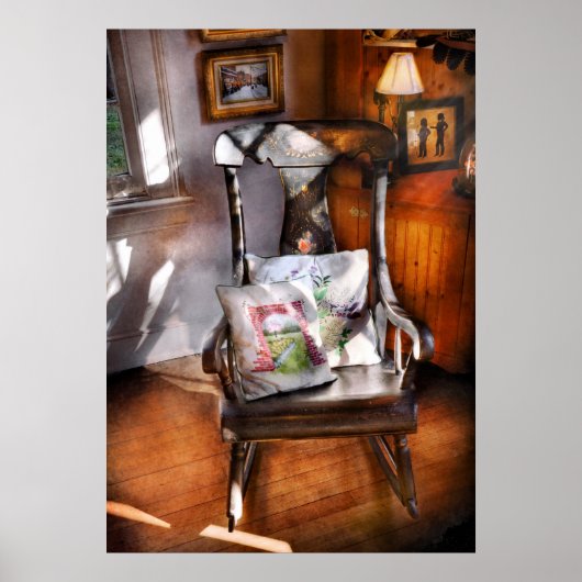Vorsitz: Grannies Schaukelstuhl Poster (Vorne)