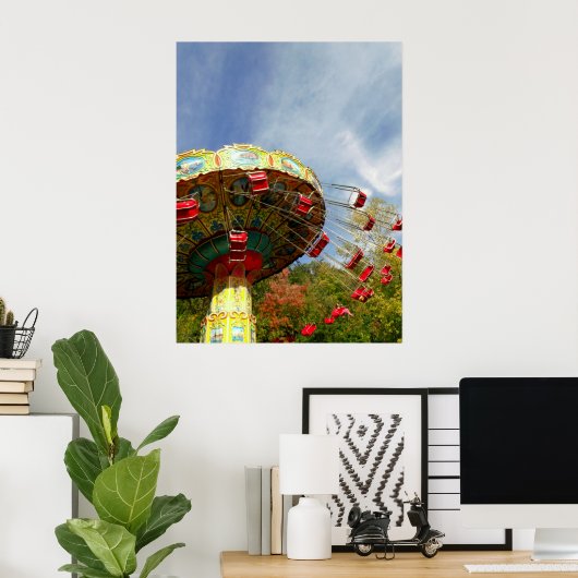 Vorsitz-O-Flugzeug Poster (Heimbüro)